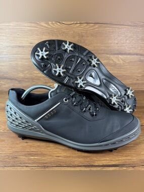 Ecco Hydromax Cage Pro Men's Black Golf Sneakers Shoes Size  Eu 45 (11.5)